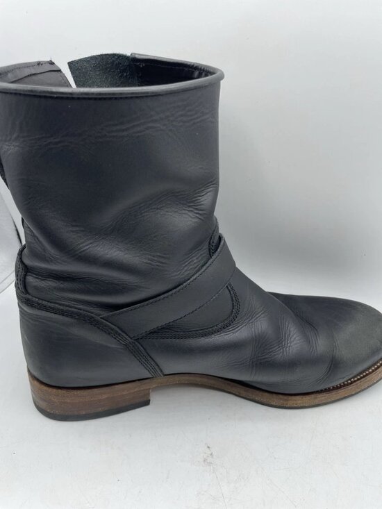 Ranch Road Engineer Leather Linesman Boots Size 11 D color black